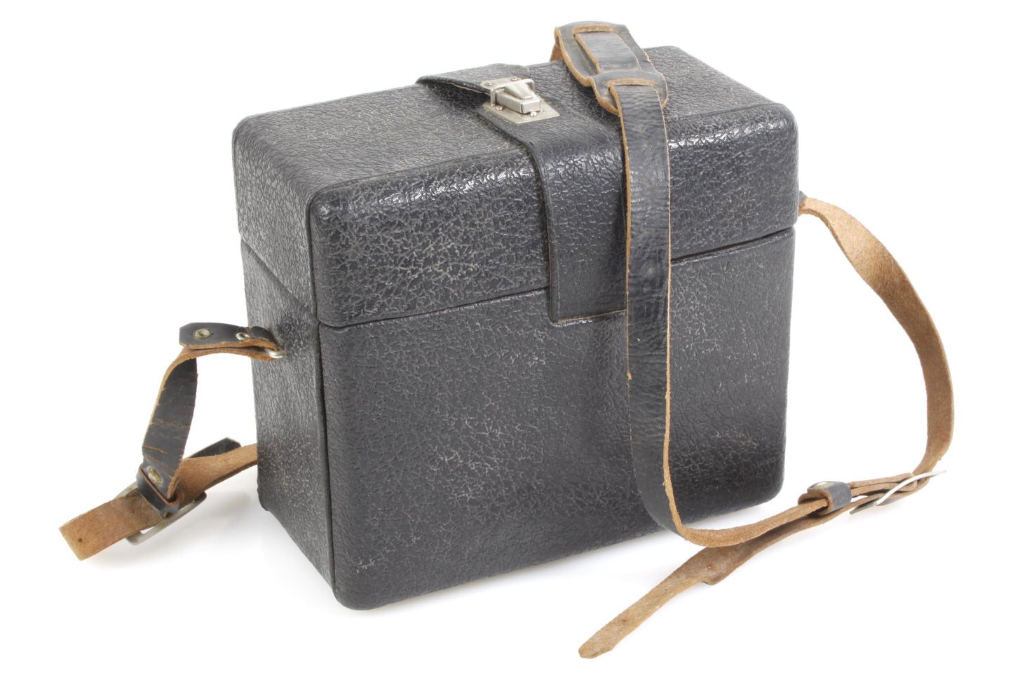 Camera Case Hard 1950s w/ Leather Strap
