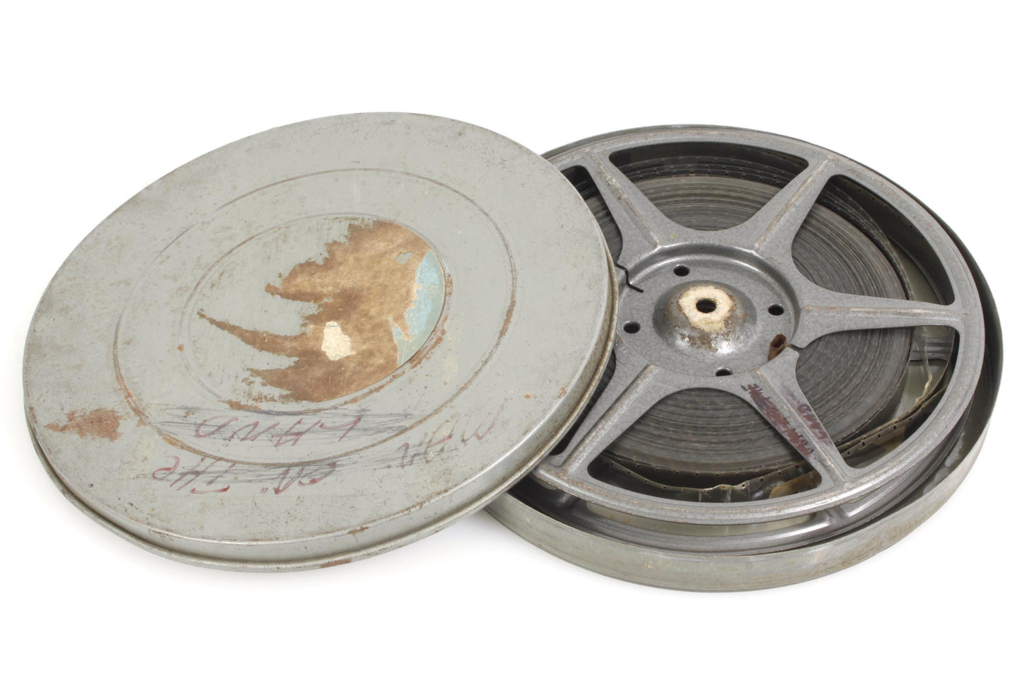 Movie Film Found Footage B&W 16mm in Can