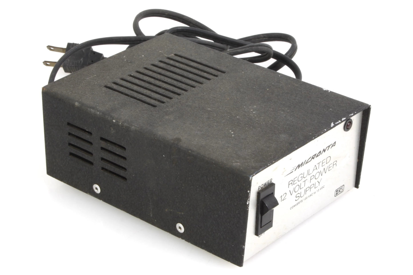 Micronta Regulated 12 Volt Power Supply No. 22-124 Converts 120 VAC to 12 VDC