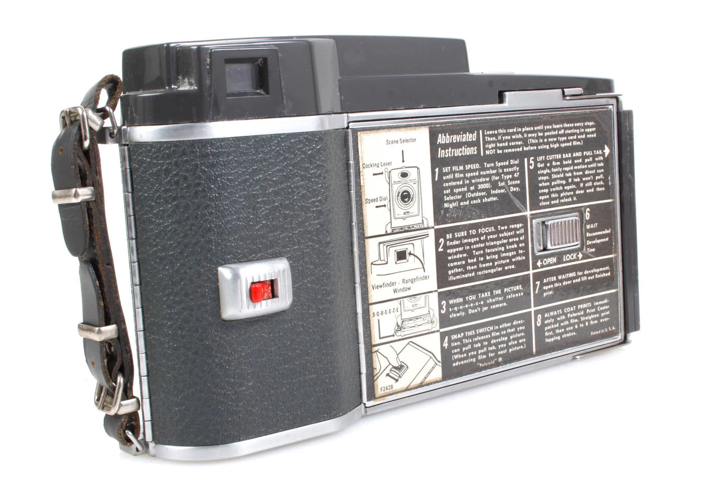 1963 Polaroid 900 Land Camera and Case with All Original Contents