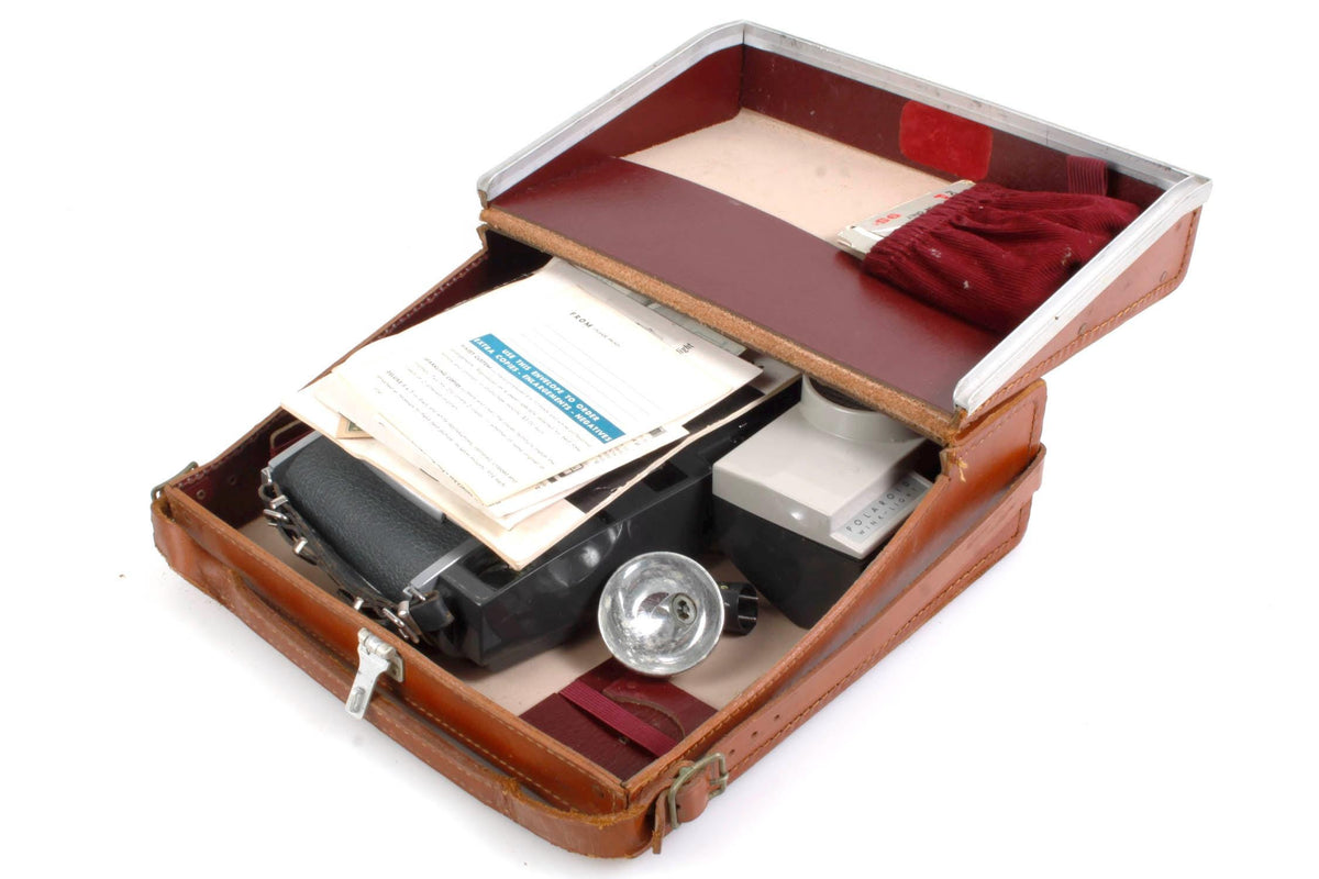 1963 Polaroid 900 Land Camera and Case with All Original Contents