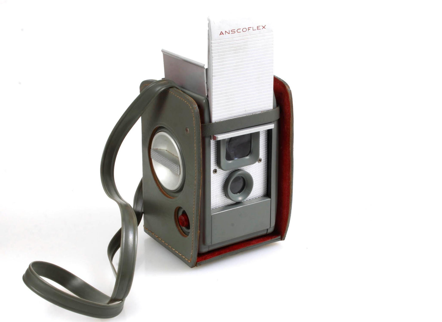 Ansco Anscoflex 620 Roll Film TLR Camera with Case, Flash & Film