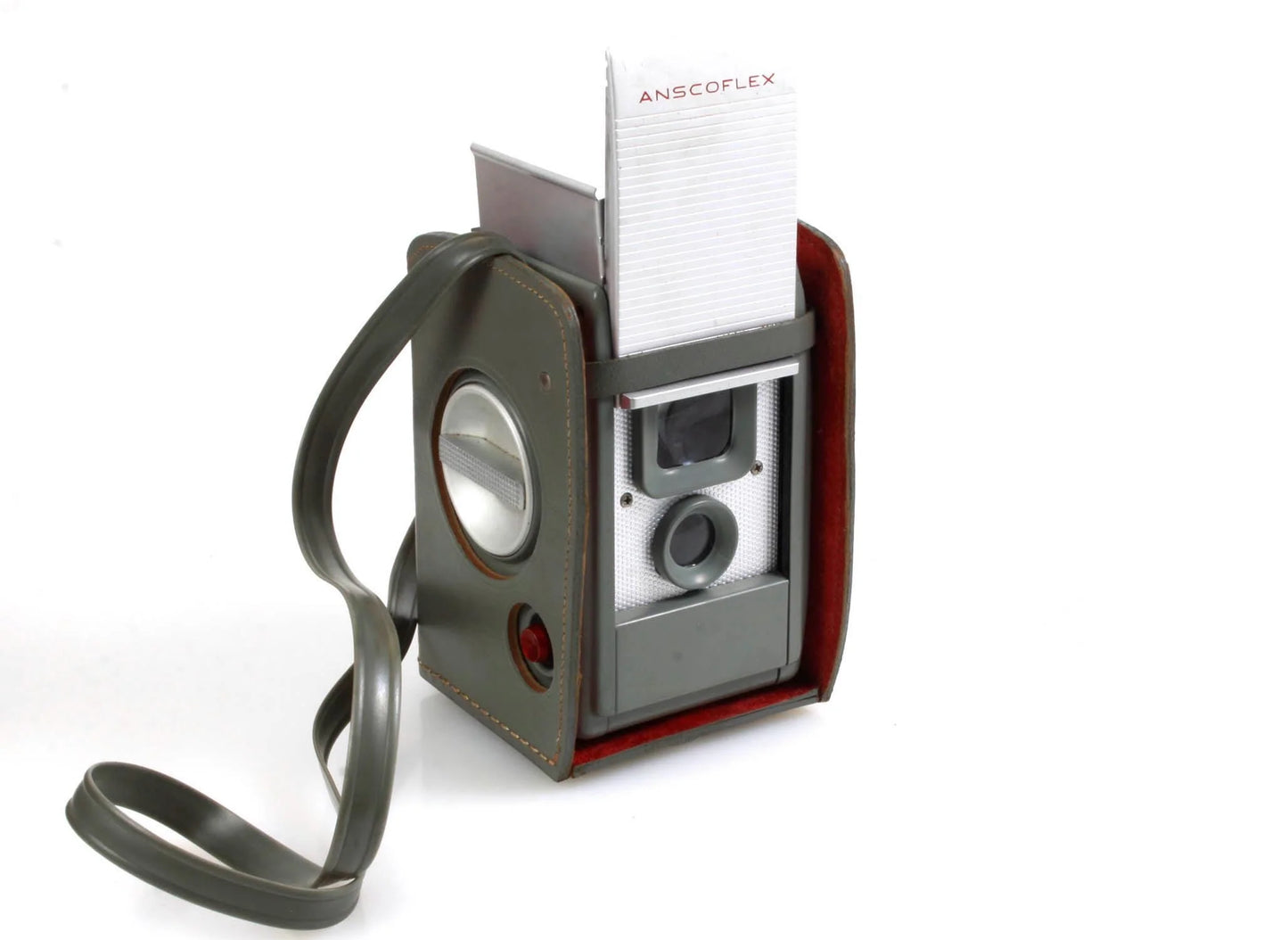 Ansco Anscoflex 620 Roll Film TLR Camera with Case, Flash & Film