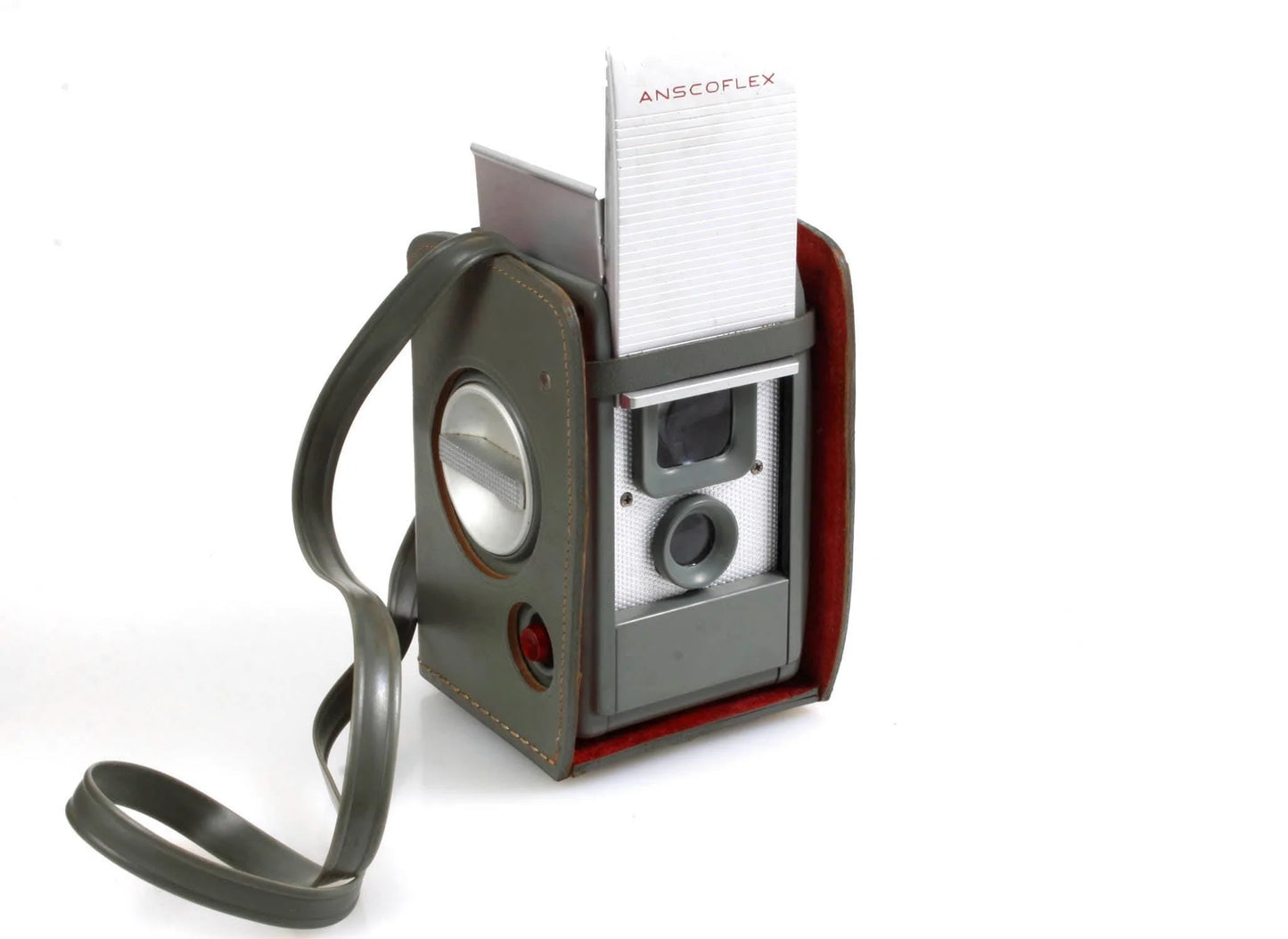 Ansco Anscoflex 620 Roll Film TLR Camera with Case, Flash & Film