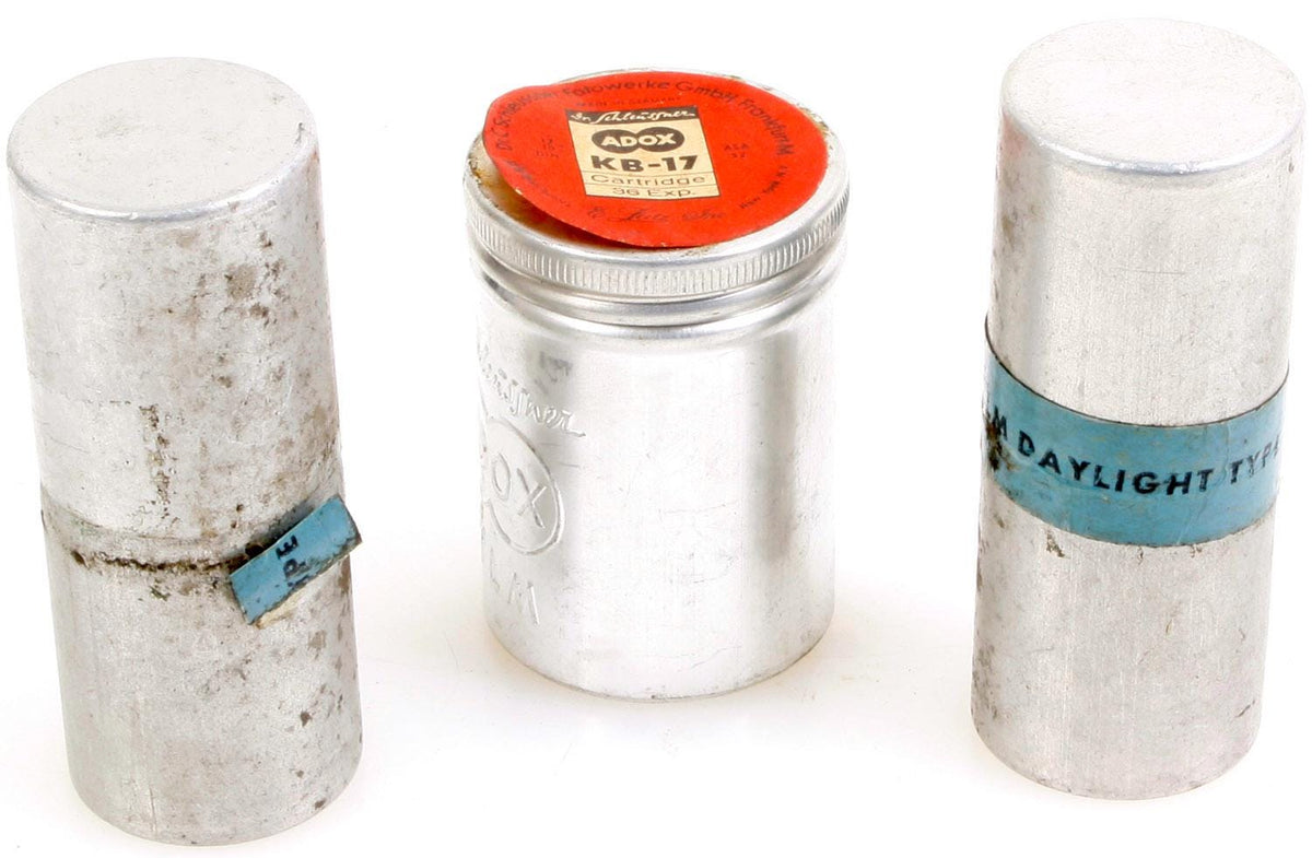 Vintage 35mm & 120mm Film Cans Set of 3