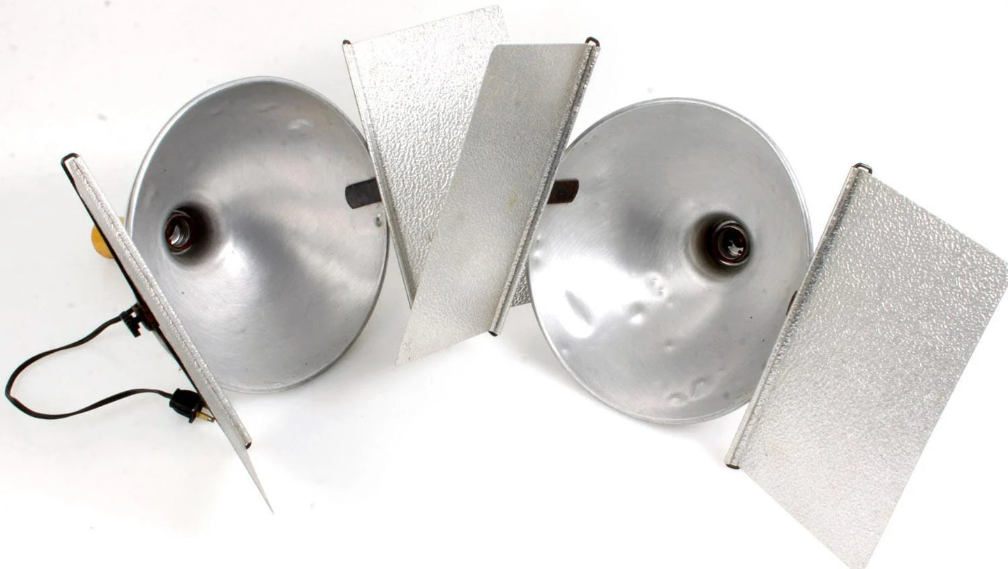 Studio Lights w/ Barndoors Set of 2