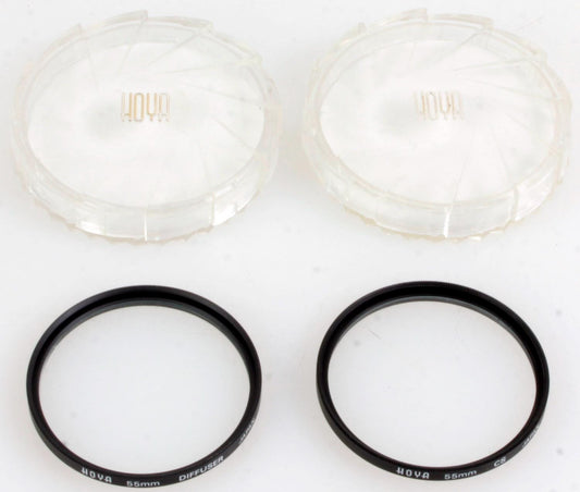 55mm Filters Special Effects Diffuser/ Soft Focus & Star Set of 2