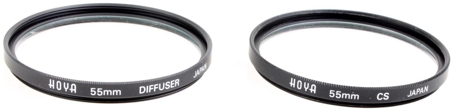 55mm Filters Special Effects Diffuser/ Soft Focus & Star Set of 2