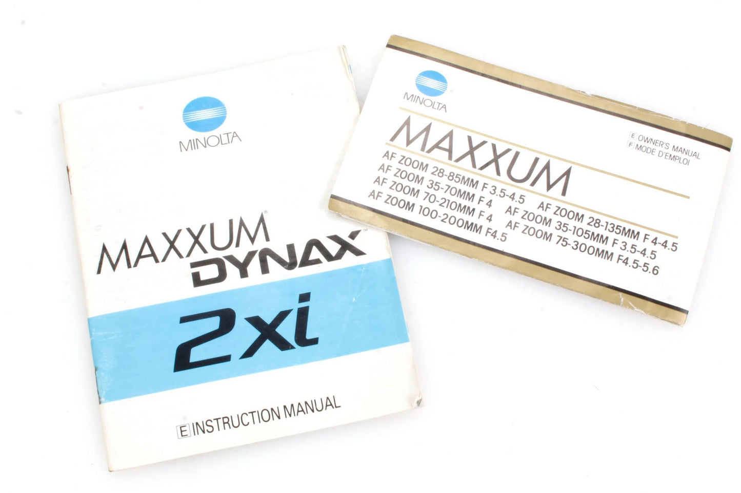 Minolta Maxmum DYNAX 2Xi + Maxmum Lenses Guides