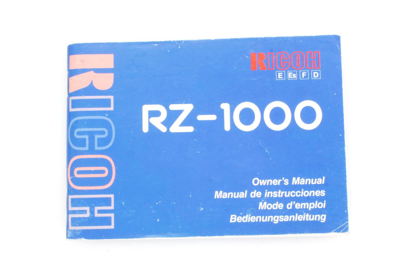 Ricoh RZ-1000 Owners Manual