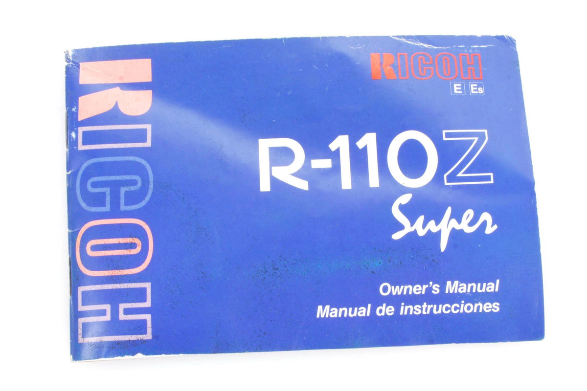 Ricoh R-110Z Super Owners Manual