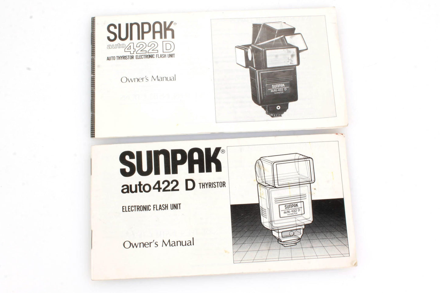 Sunpak Auto 422D Flash Manuals