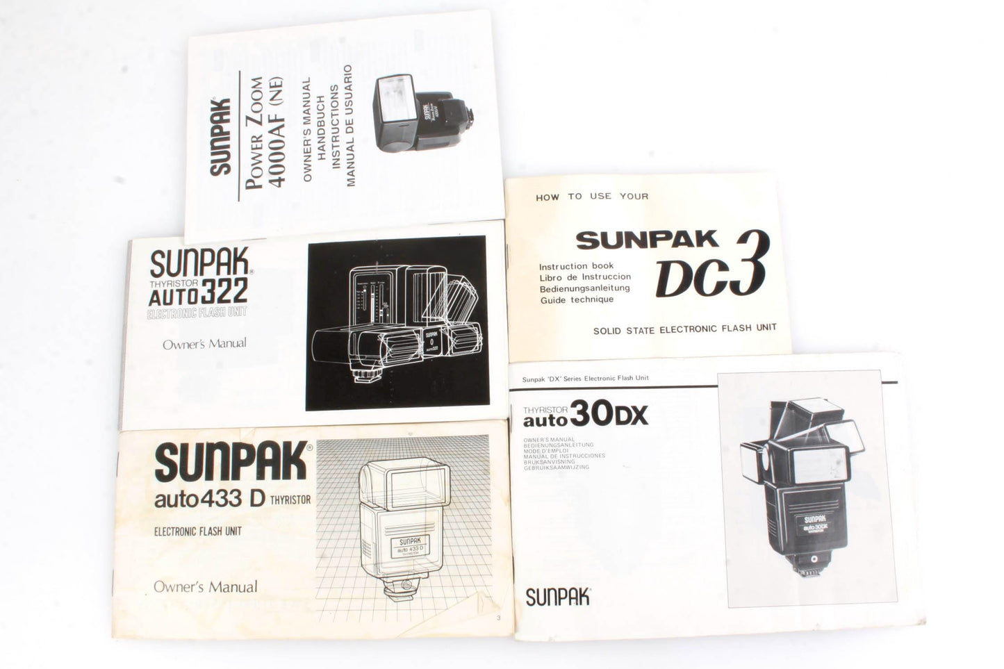 Sunpak Camera Flash Manuals