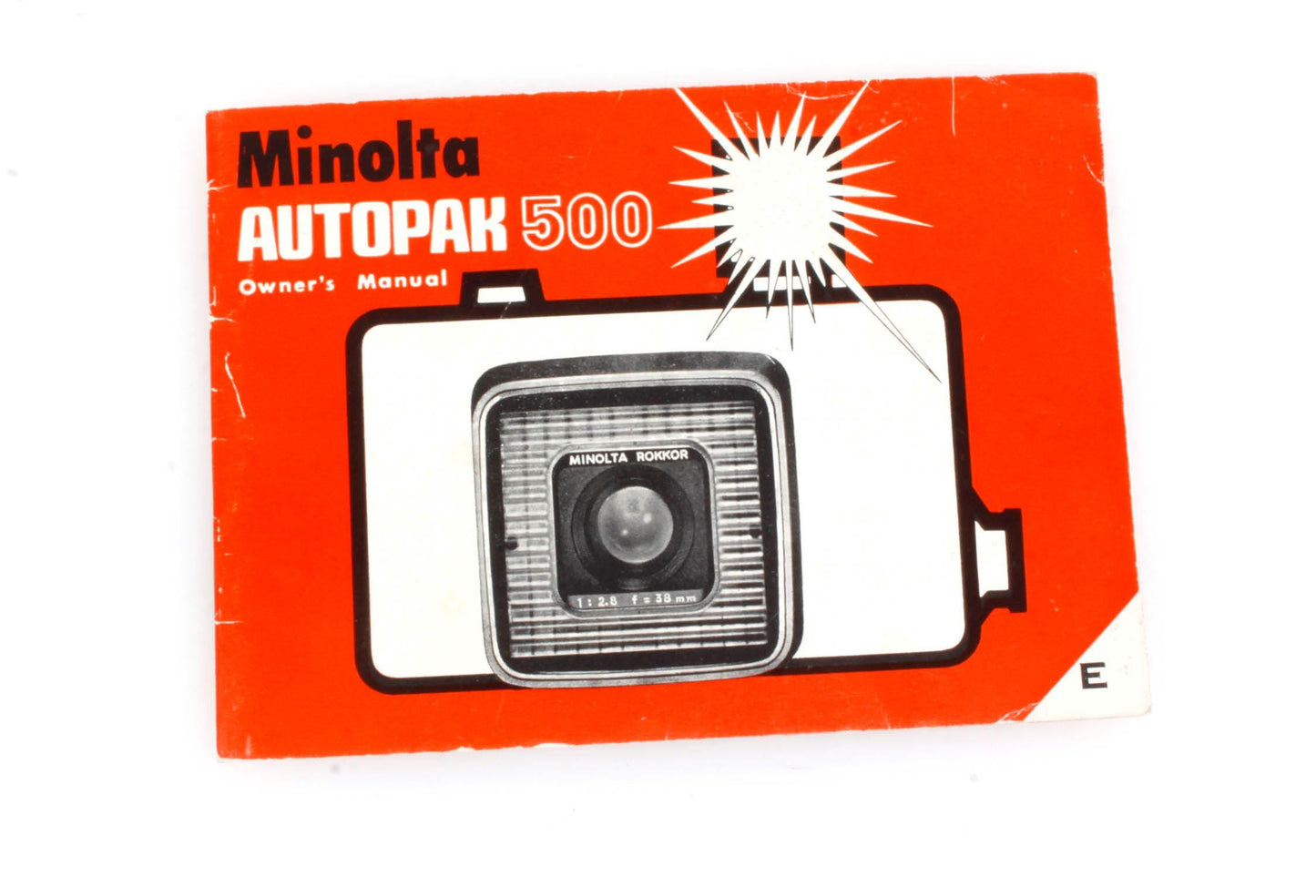 Minolta Autopak 500 Camera Manual