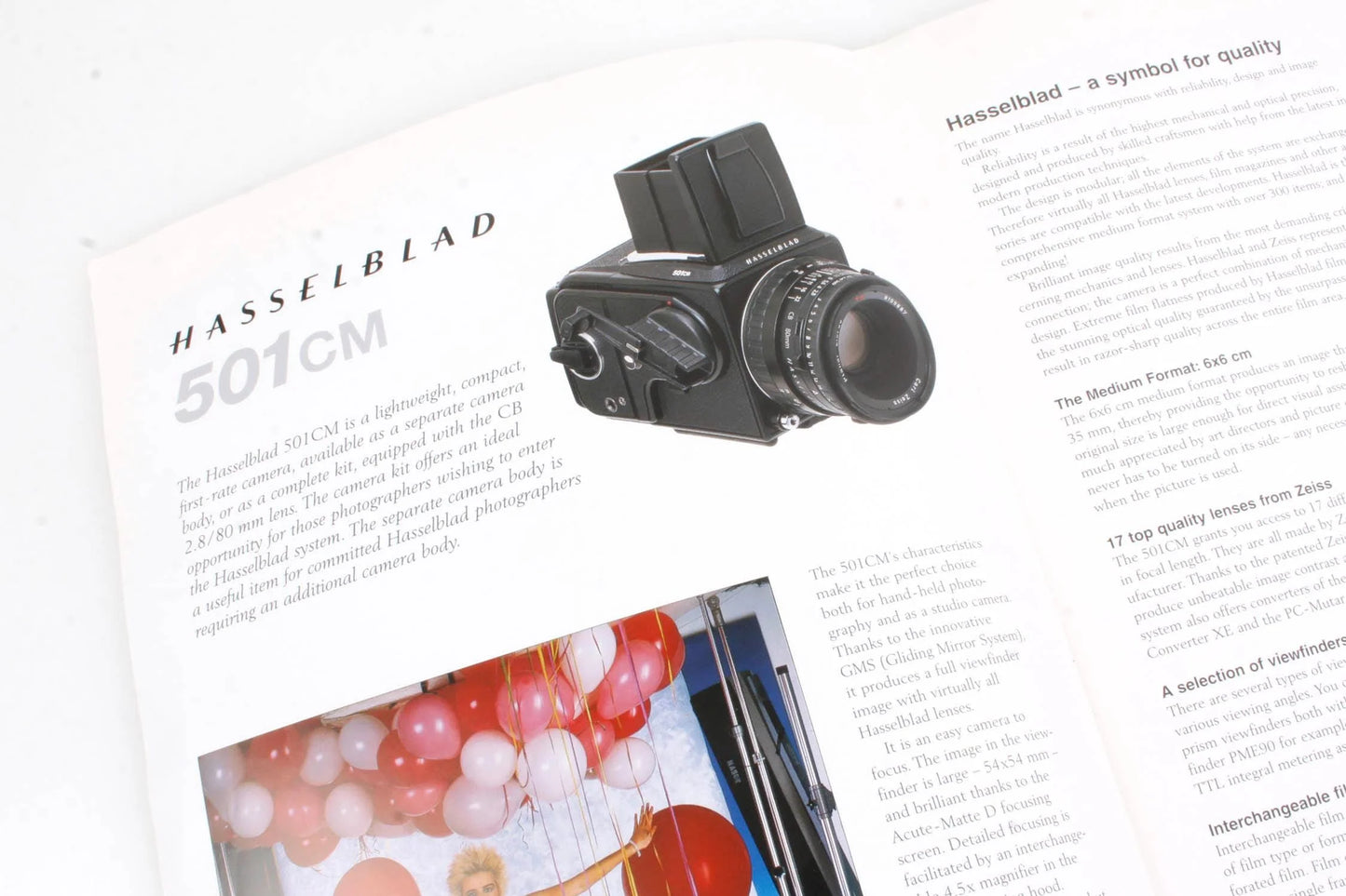 Hasselblad 501CM Brochure