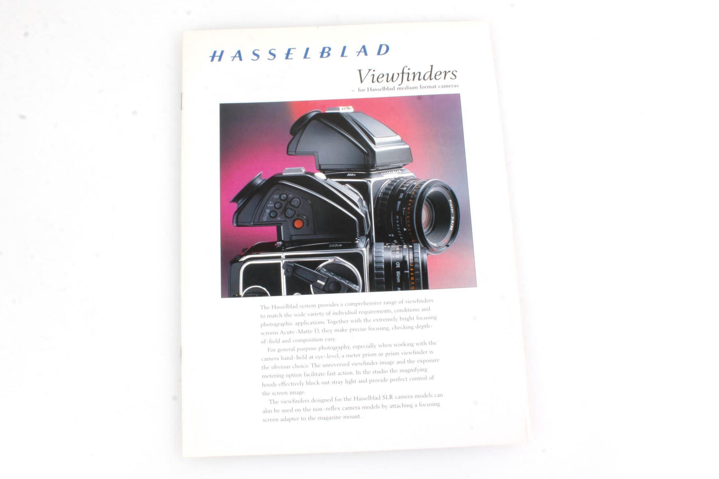 Hasselblad Viewfinder Brochure