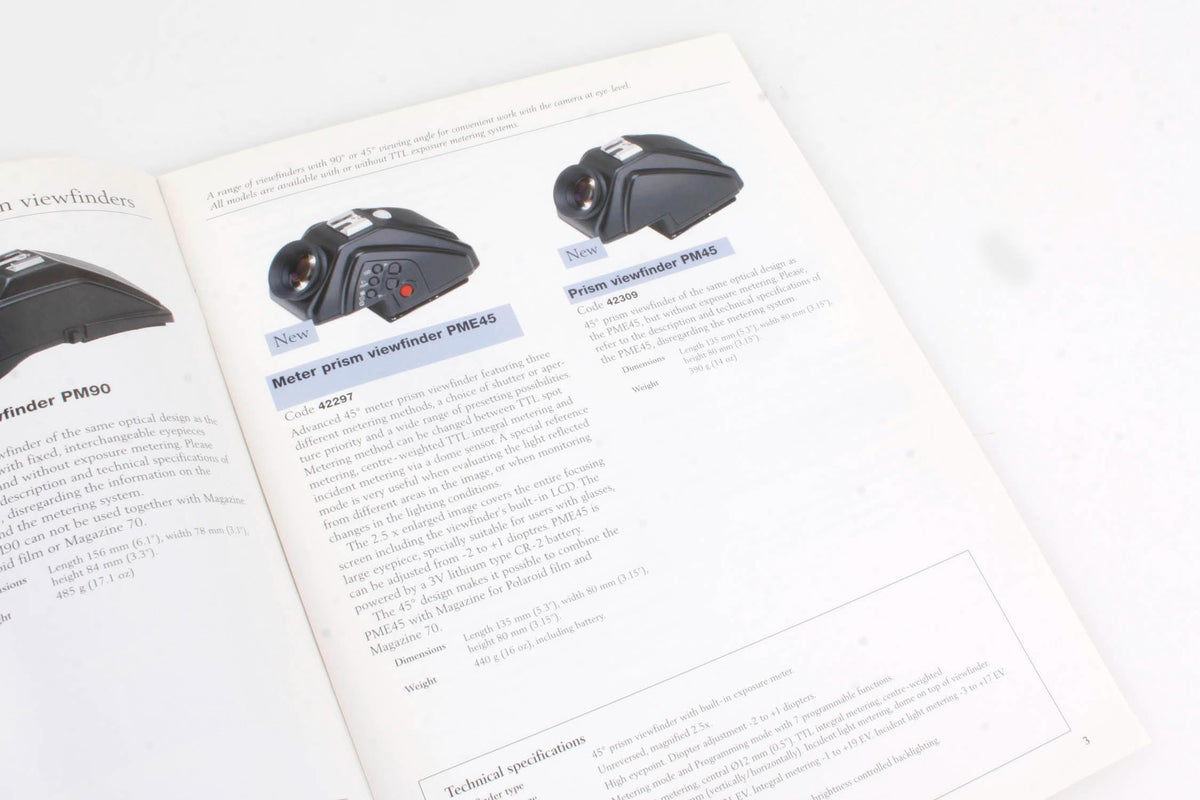 Hasselblad Viewfinder Brochure