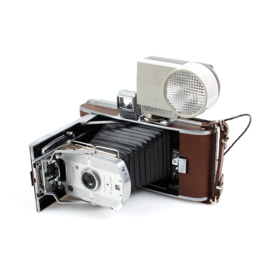 Vintage Polaroid 93B Camera Outfit with Case & Wink-Light Flash