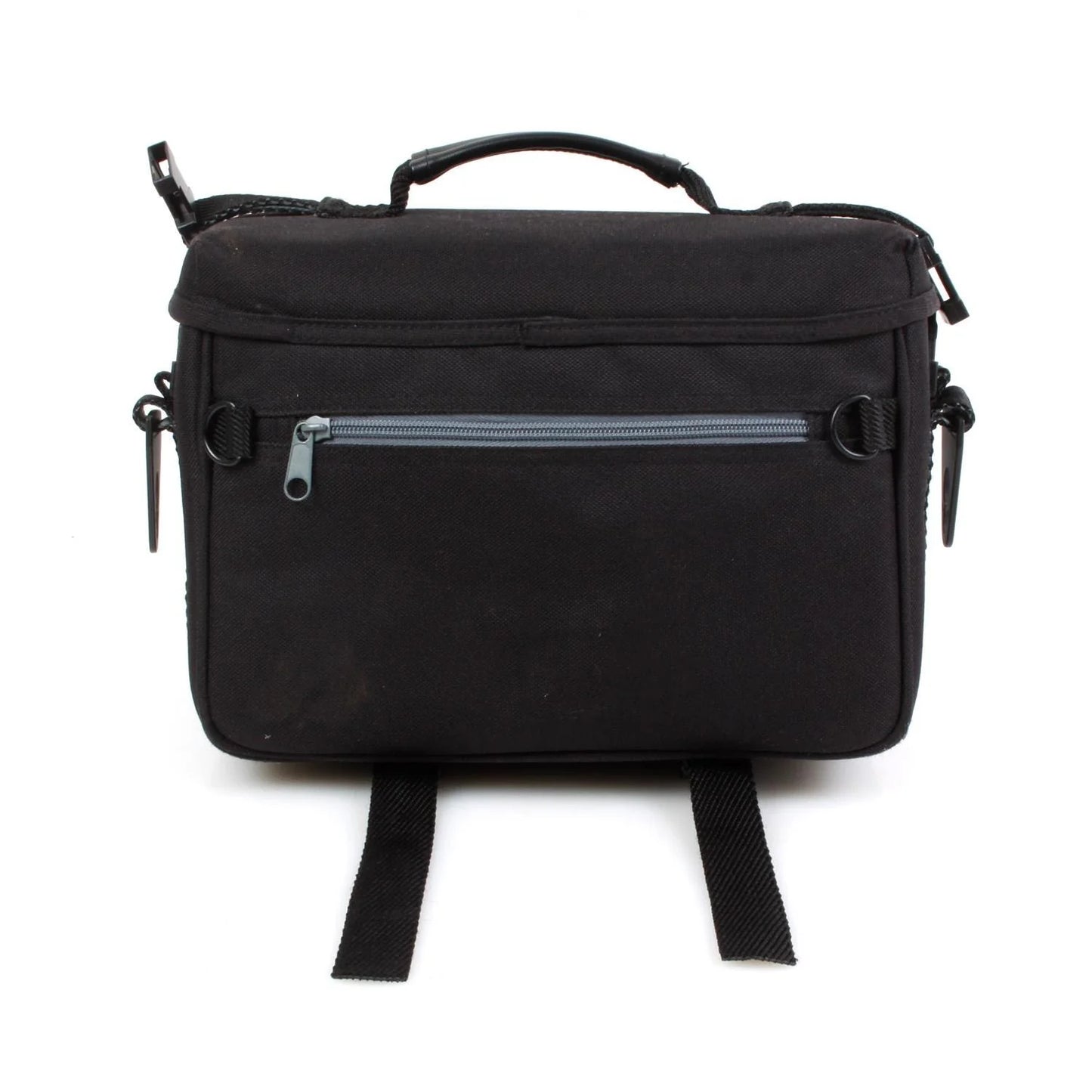 Vintage Black Camera Bag Large with Wide Strap