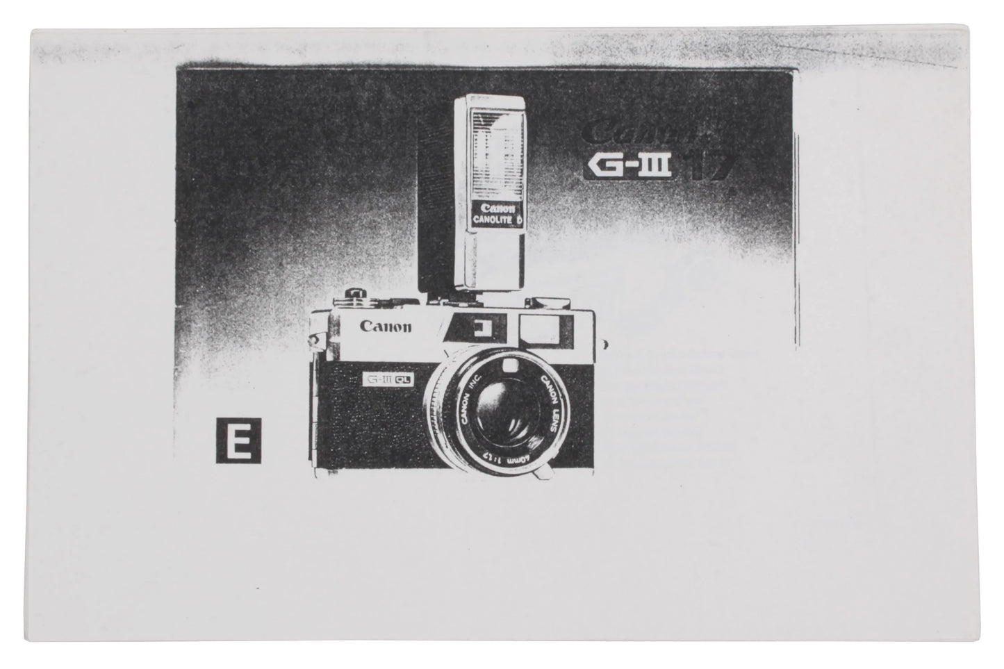 Canon G-III QL Manual