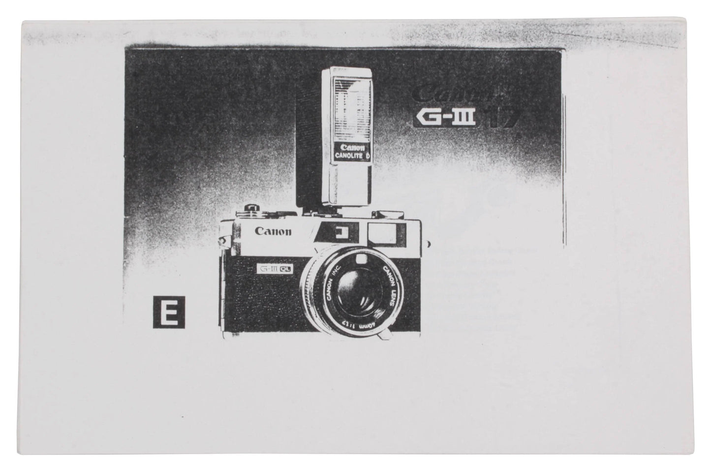 Canon G-III QL Manual