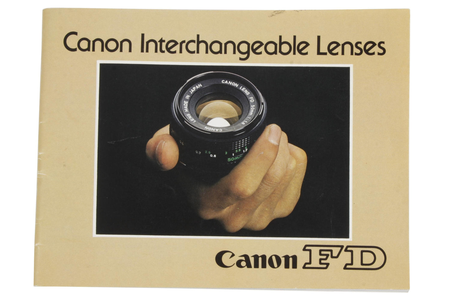 Canon FD Film Lenses Catalog 59 Pages