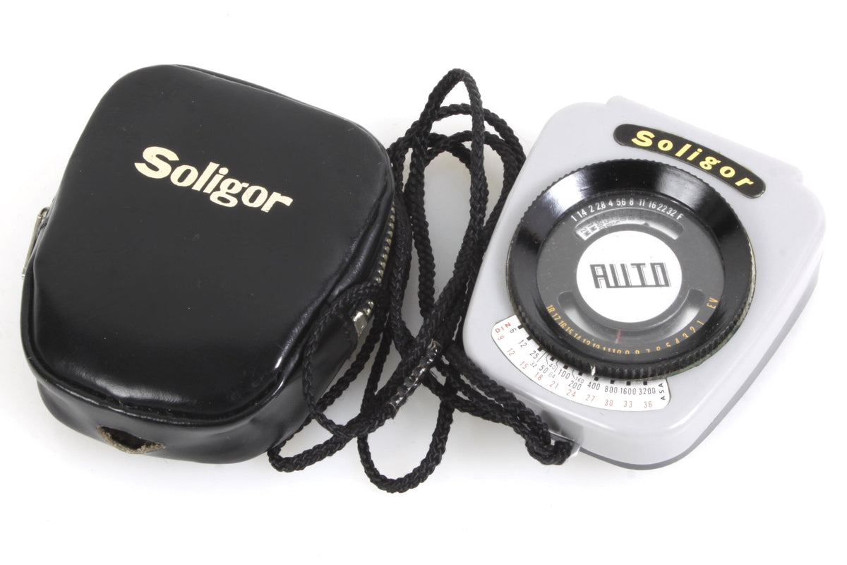 Soligor Auto Exposure Meter Antique Photography Japan in Case