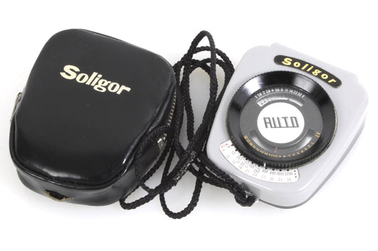 Soligor Auto Exposure Meter Antique Photography Japan in Case