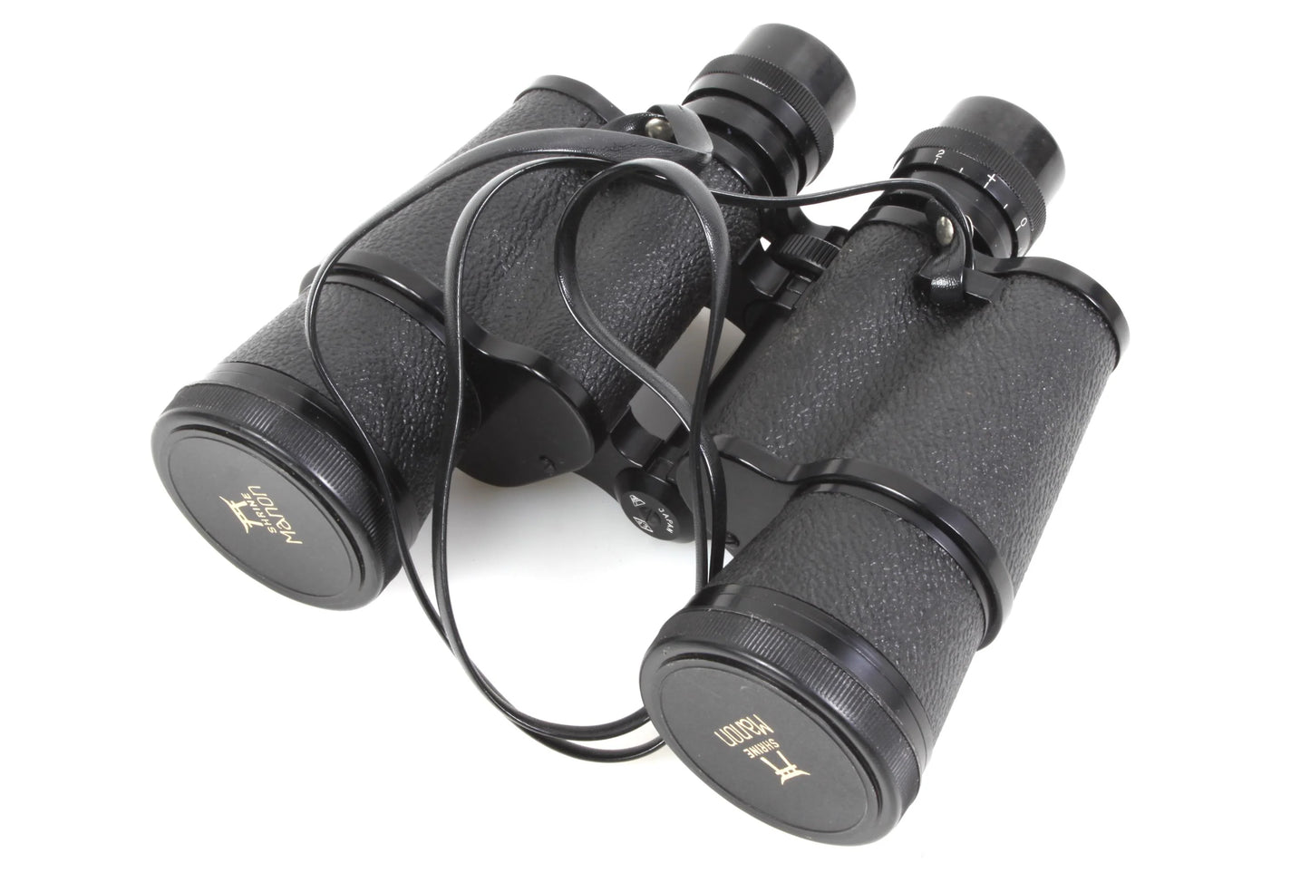 Binoculars Shrine Manon Deluxe 7x50 Made in Japan 7.1 Field w/ Case & Front Caps