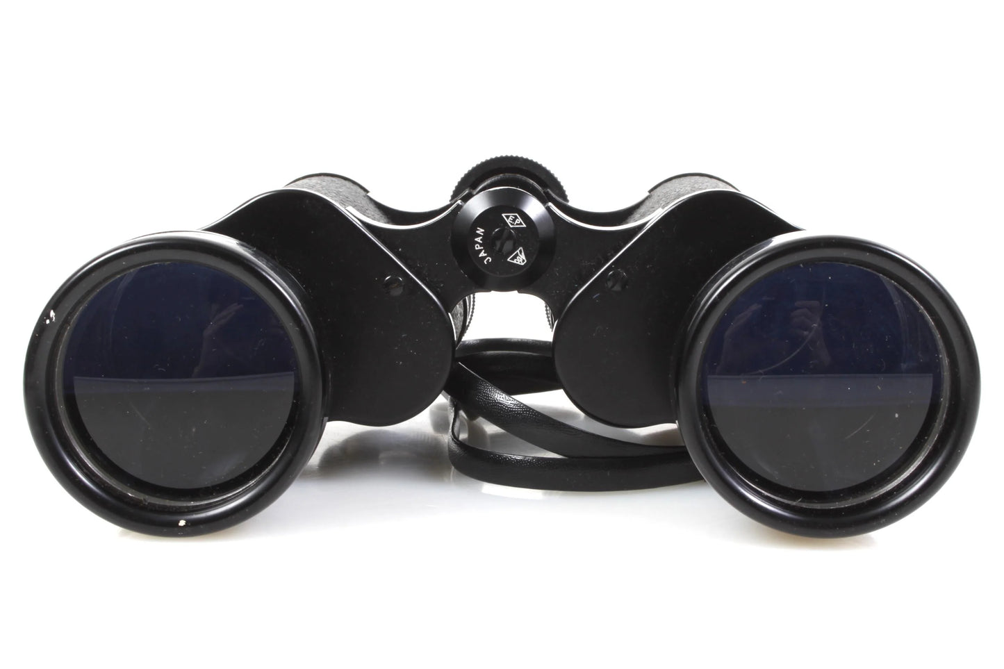 Binoculars Shrine Manon Deluxe 7x50 Made in Japan 7.1 Field w/ Case & Front Caps