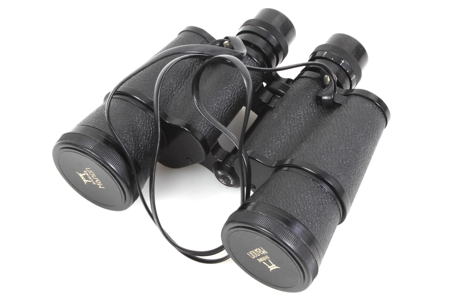 Binoculars Shrine Manon Deluxe 7x50 Made in Japan 7.1 Field w/ Case & Front Caps