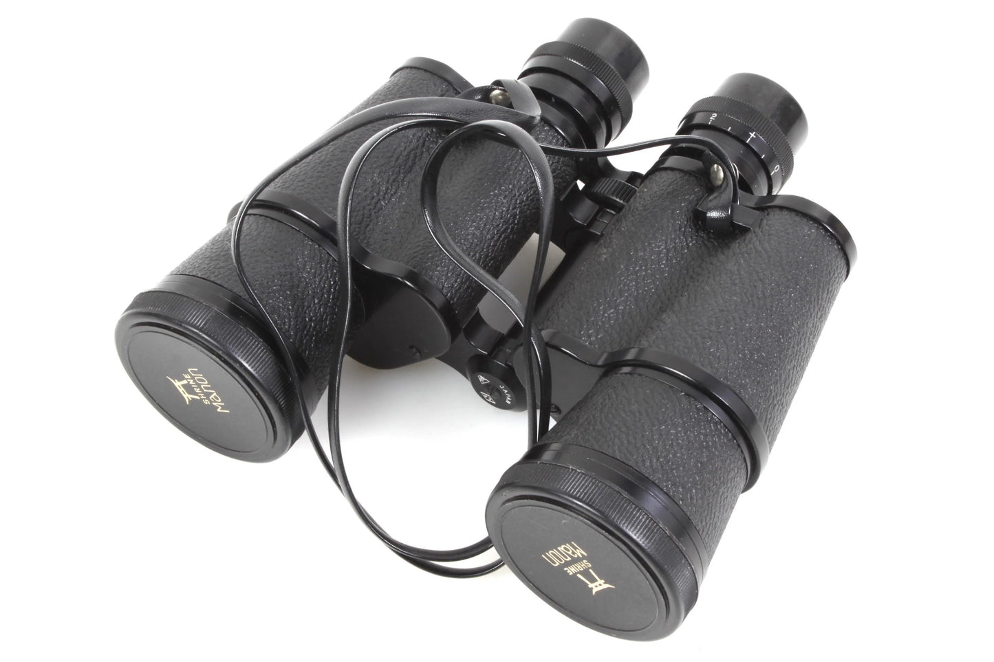 Binoculars Shrine Manon Deluxe 7x50 Made in Japan 7.1 Field w/ Case & Front Caps