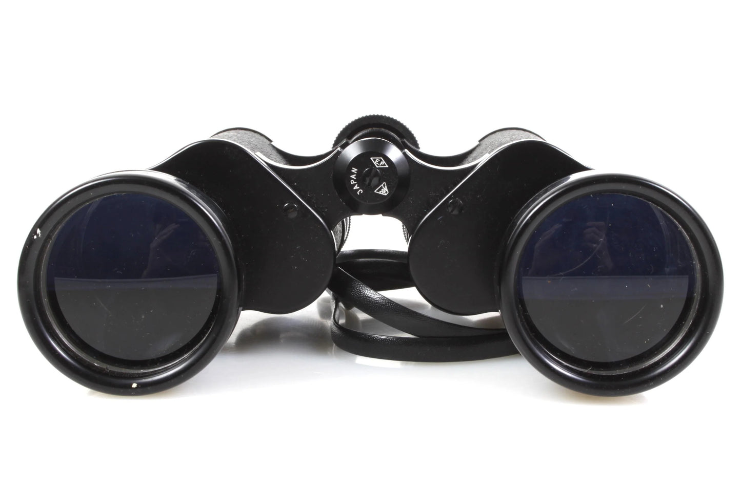 Binoculars Shrine Manon Deluxe 7x50 Made in Japan 7.1 Field w/ Case & Front Caps