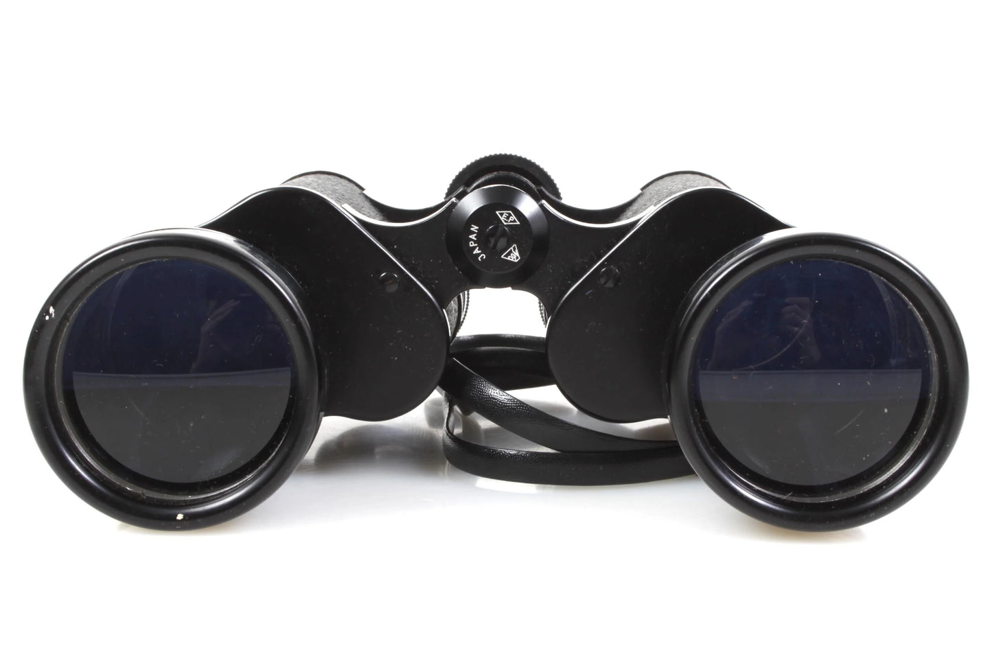 Binoculars Shrine Manon Deluxe 7x50 Made in Japan 7.1 Field w/ Case & Front Caps