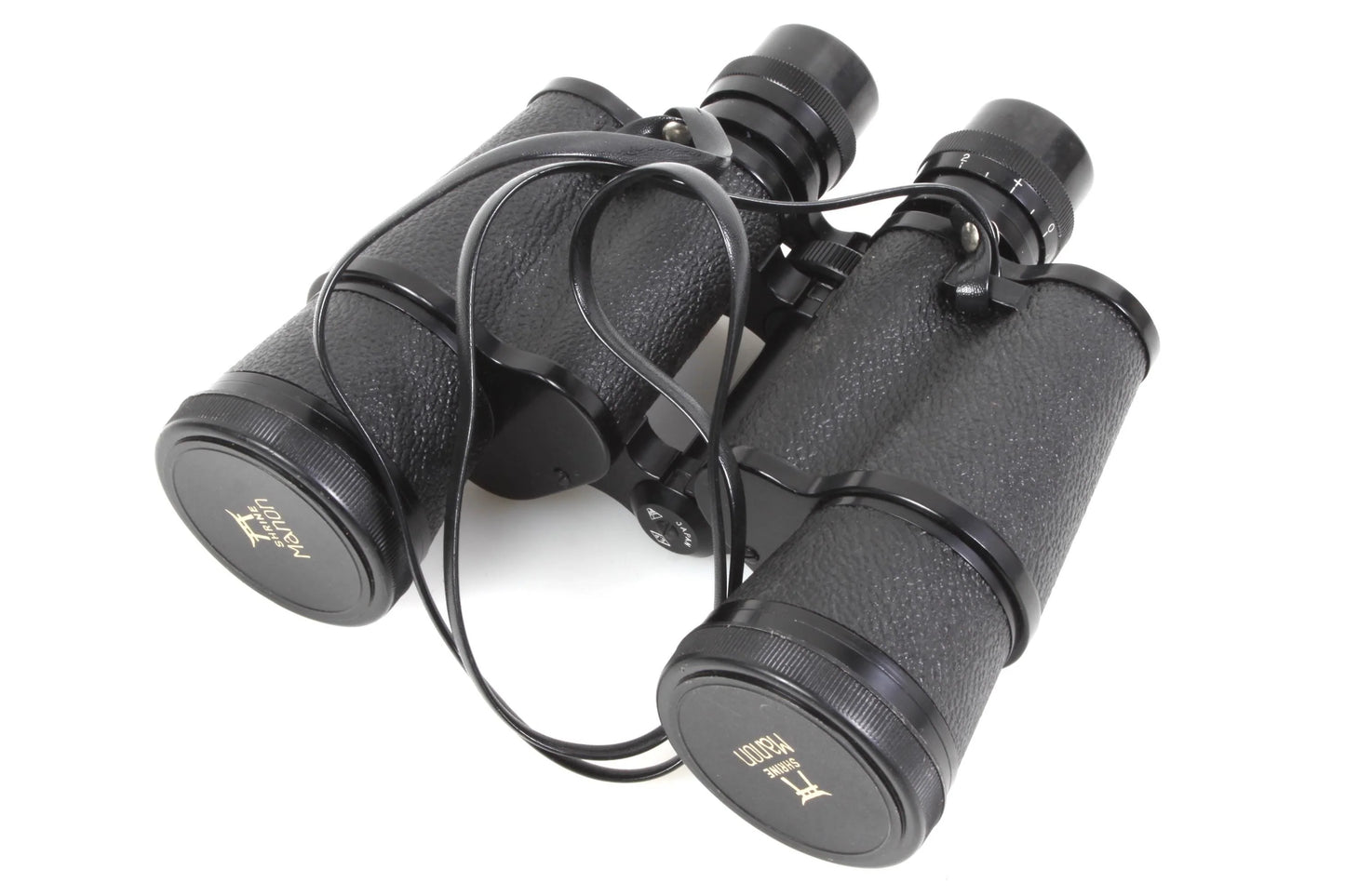 Binoculars Shrine Manon Deluxe 7x50 Made in Japan 7.1 Field w/ Case & Front Caps