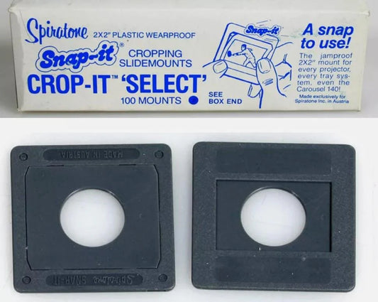 35mm Slide Mounts Box of 100 Circle View