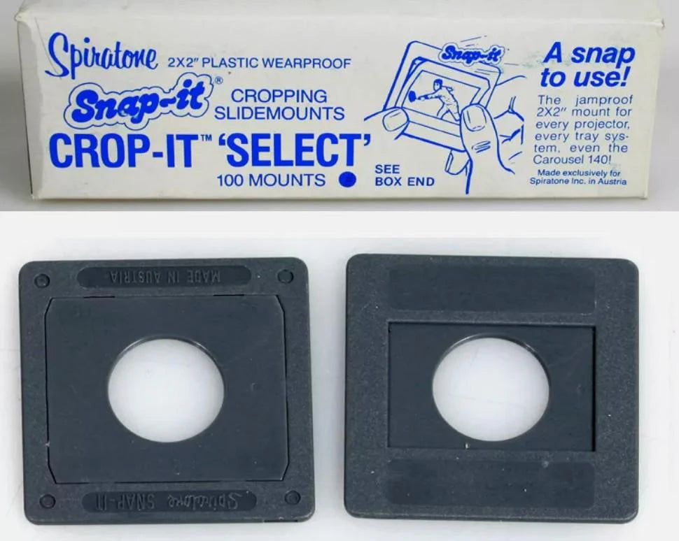 35mm Slide Mounts Box of 100 Circle View