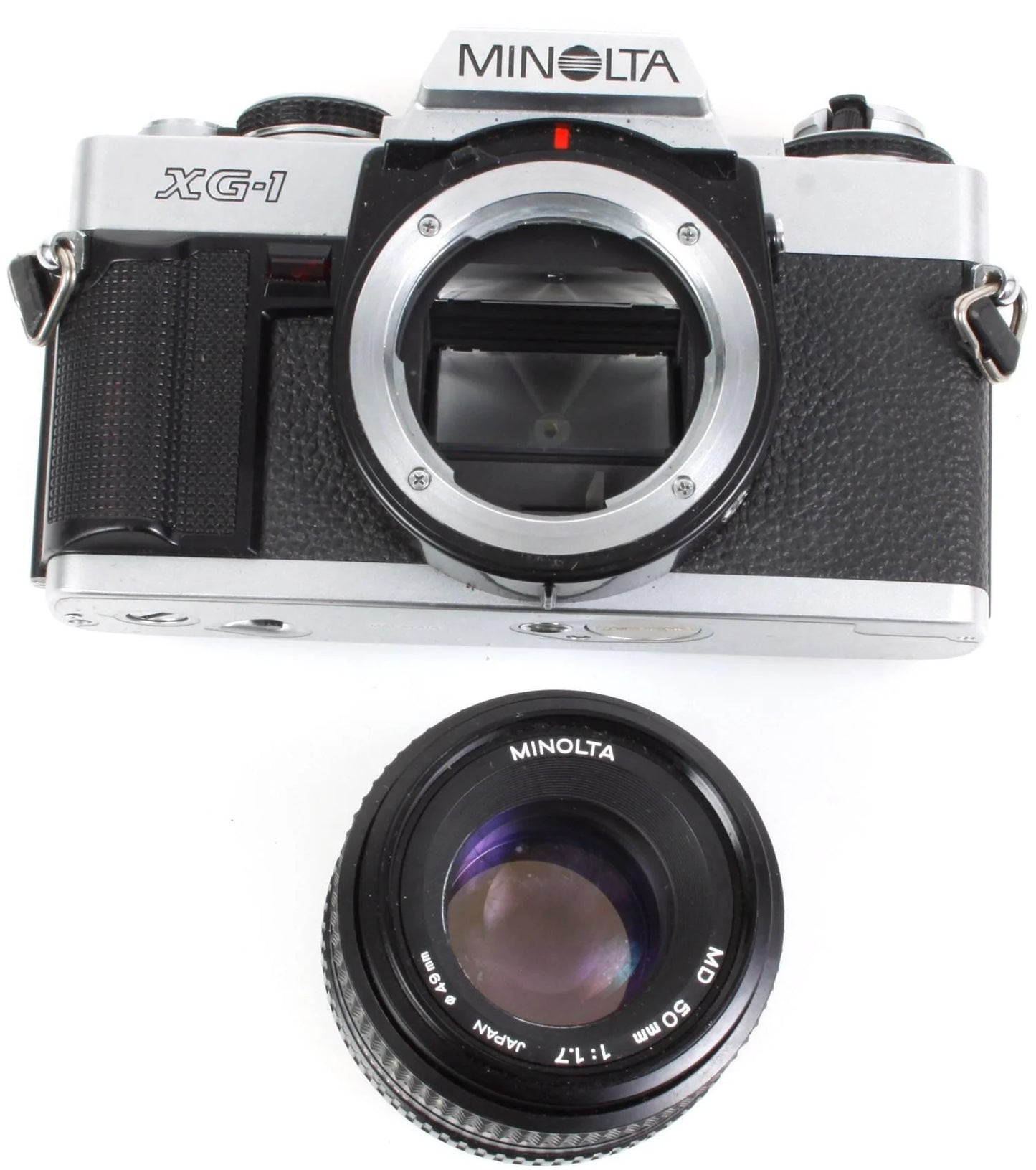 Minolta XG-1 SLR 35mm Film Camera w/ 50mm f/1.7 Prime Tested