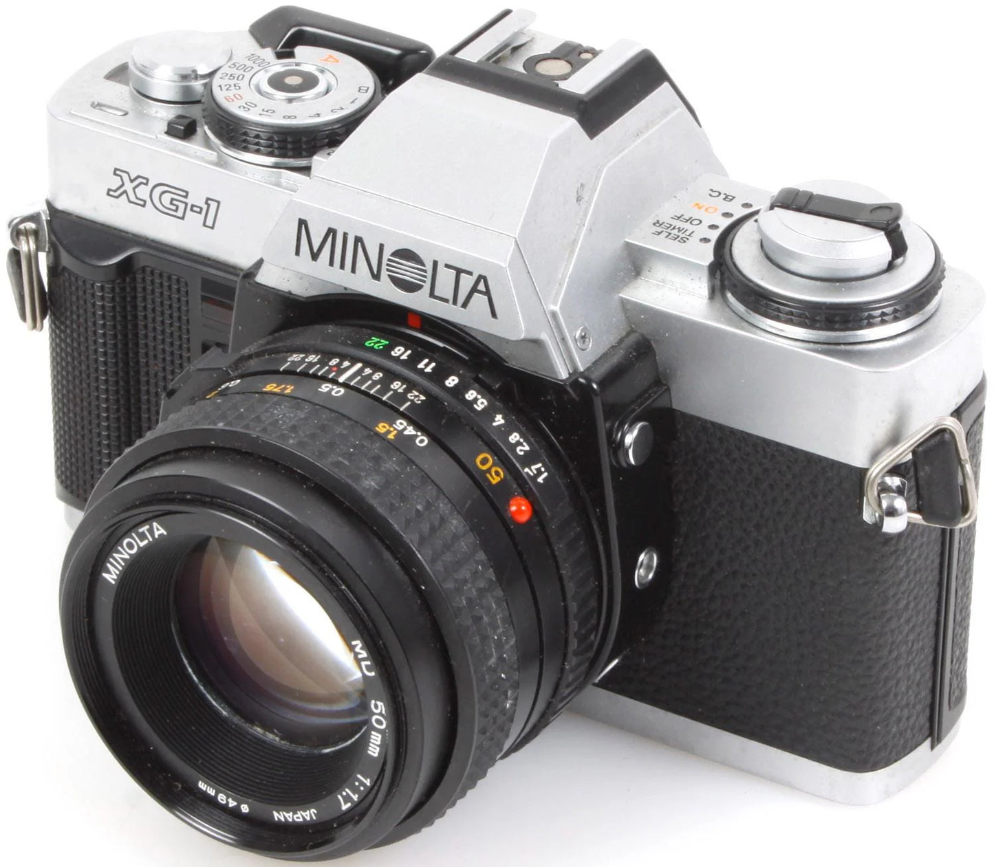 Minolta XG-1 SLR 35mm Film Camera w/ 50mm f/1.7 Prime Tested