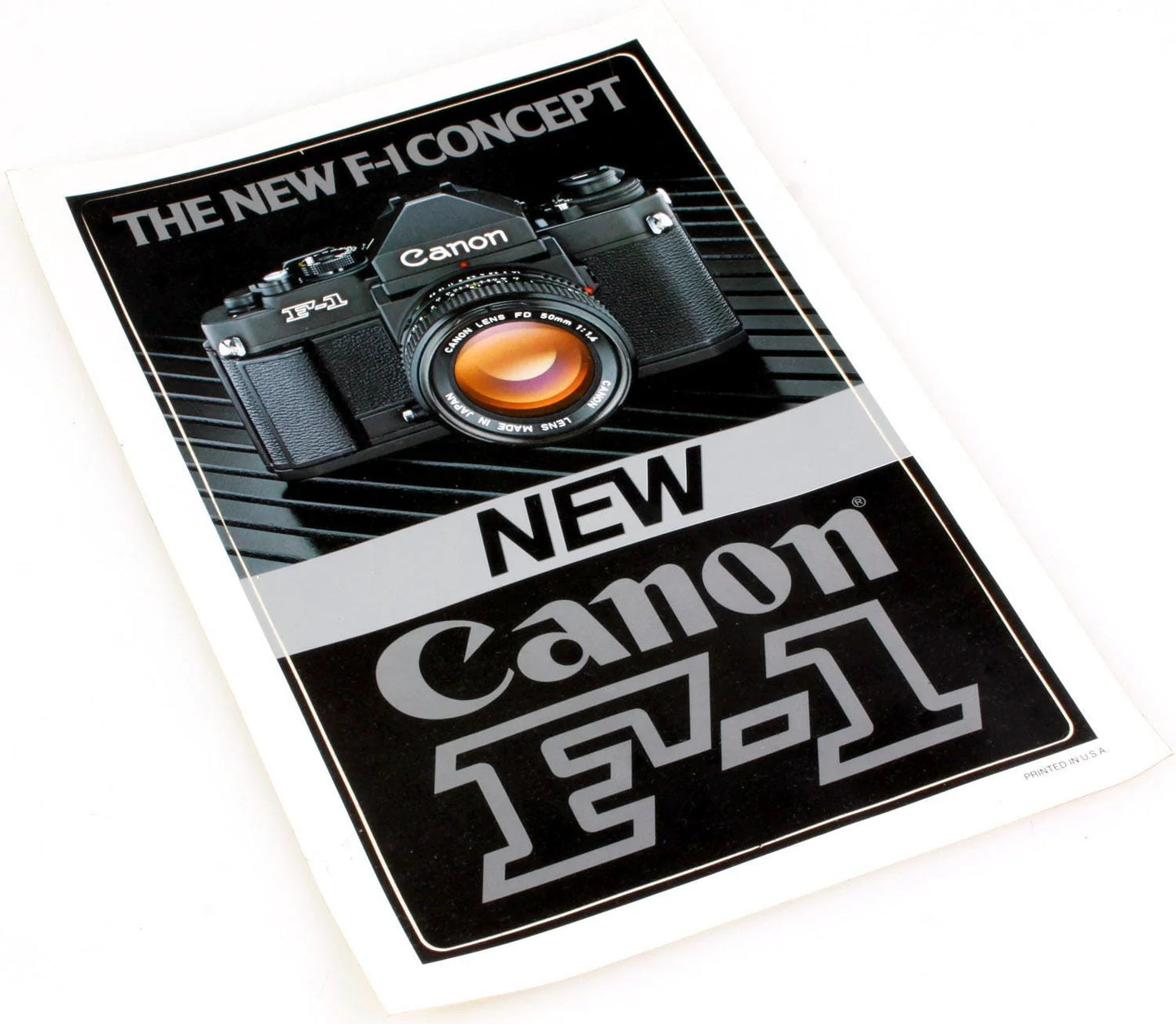 Canon F1 Camera Sticker Vintage