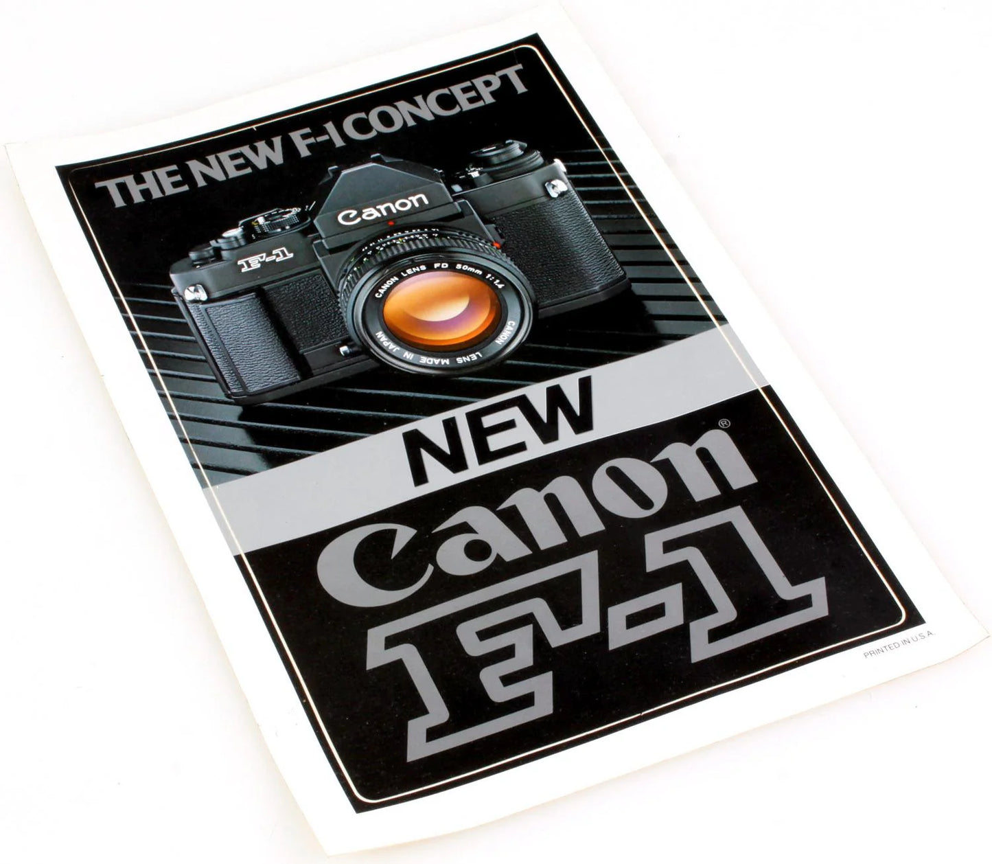Canon F1 Camera Sticker Vintage