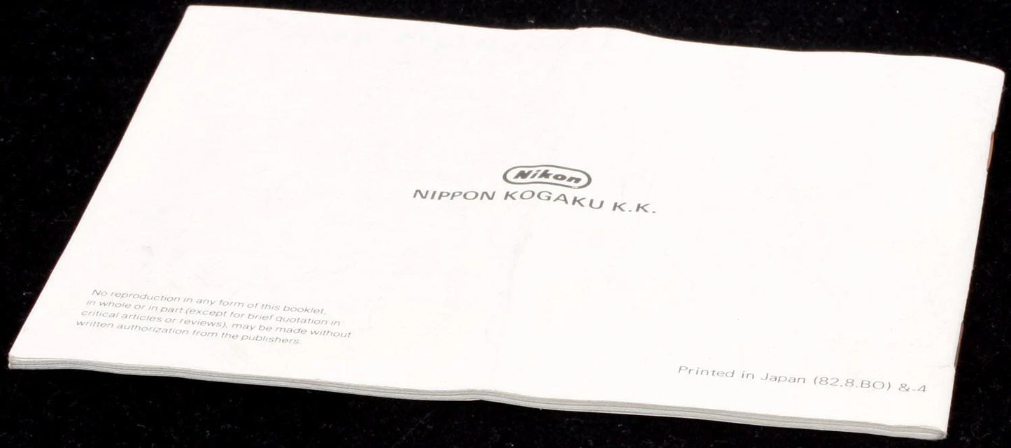 Nikon Speedlight SB-15 Manual