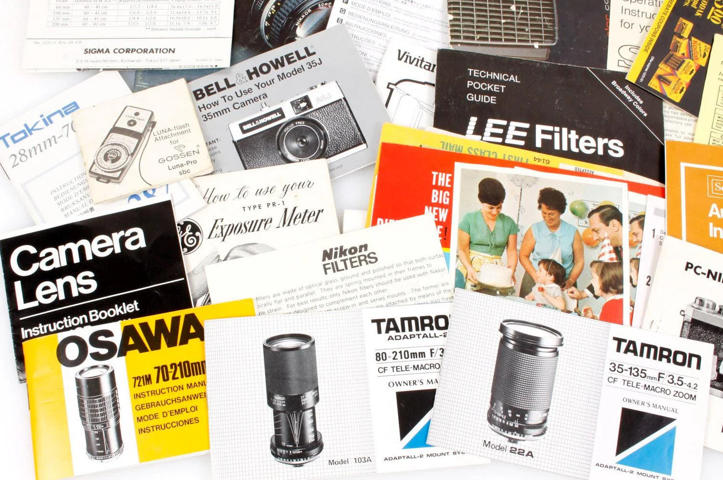 Photographic Literature Cameras Film Lenses Lot