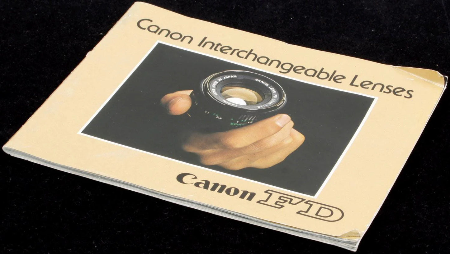 Canon Interchangeable Lens Book