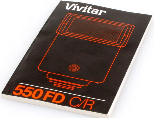 Vivitar 550 FD Canon/ Ricoh Flash Manual