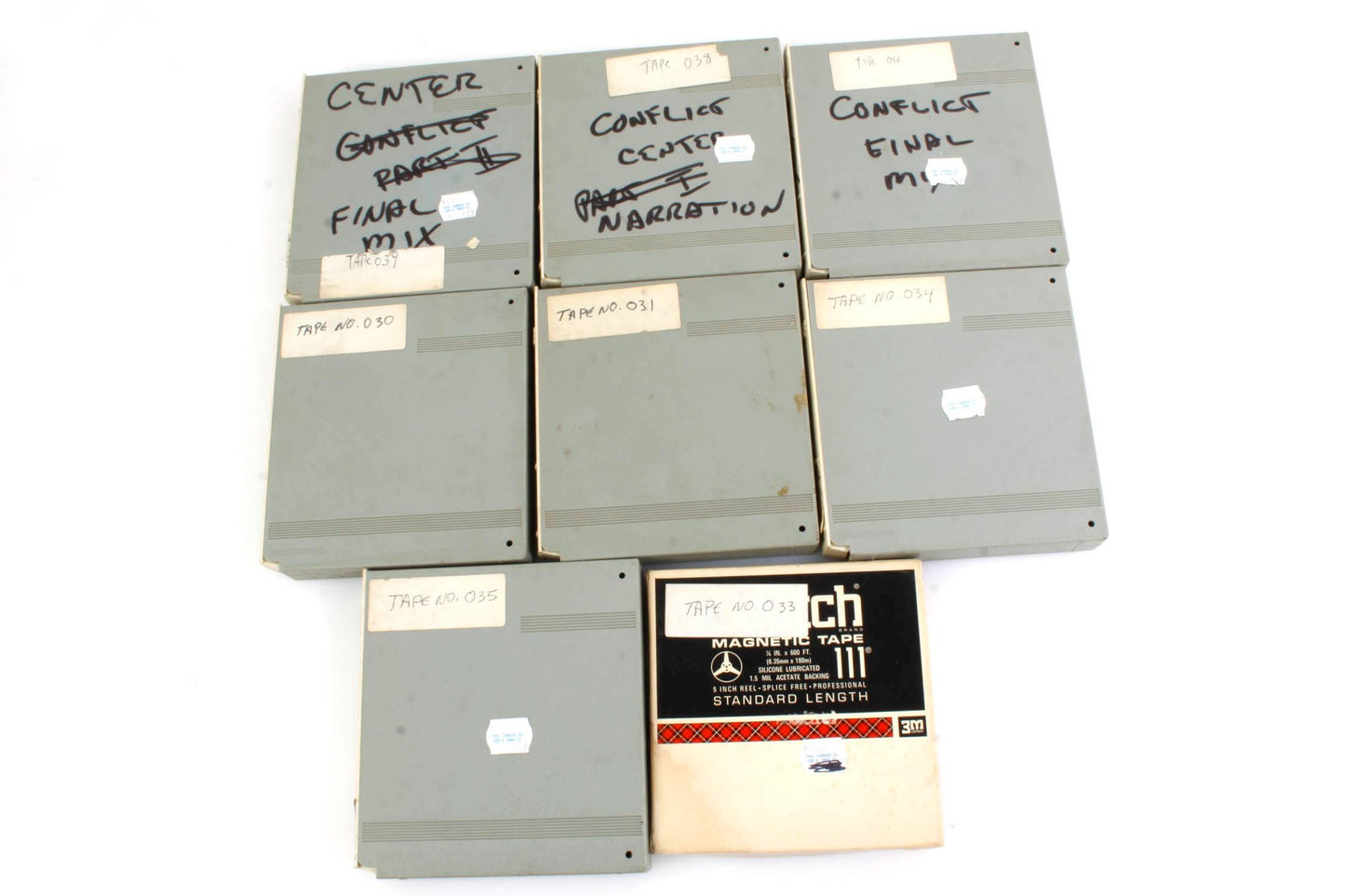 Reel ro Reel Audio Tape Lot of 8 Pre-Recorded Tapes