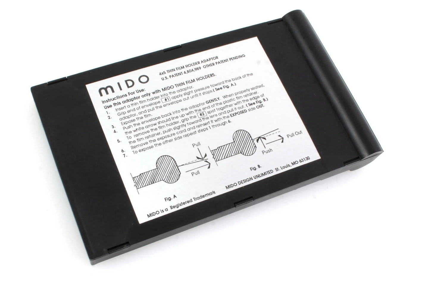 Mido Thin 4X5 Inch Cut Film Holder Starter Kit