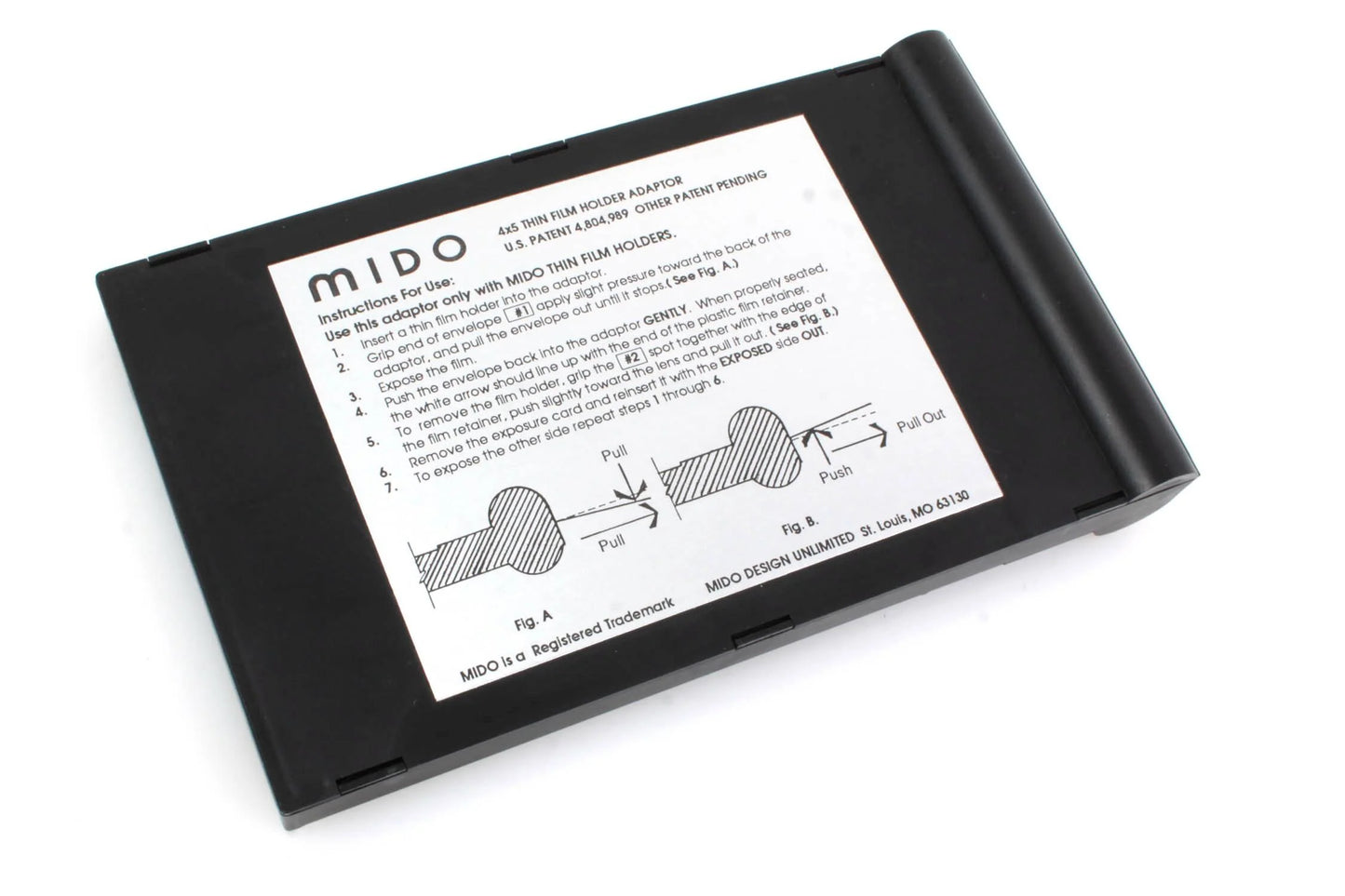 Mido Thin 4X5 Inch Cut Film Holder Starter Kit