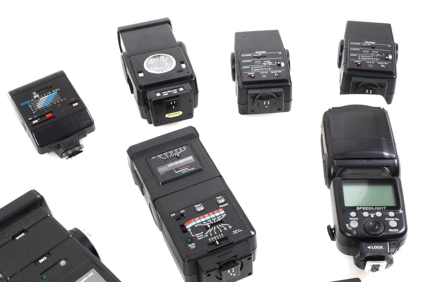 Lot of Broken Adjustable Flash Units PARTS