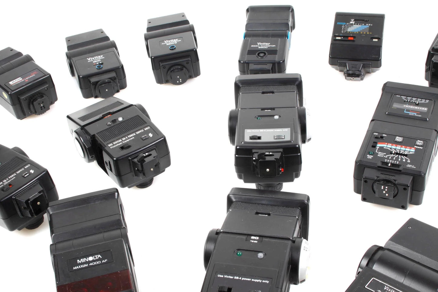 Lot of Broken Adjustable Flash Units PARTS